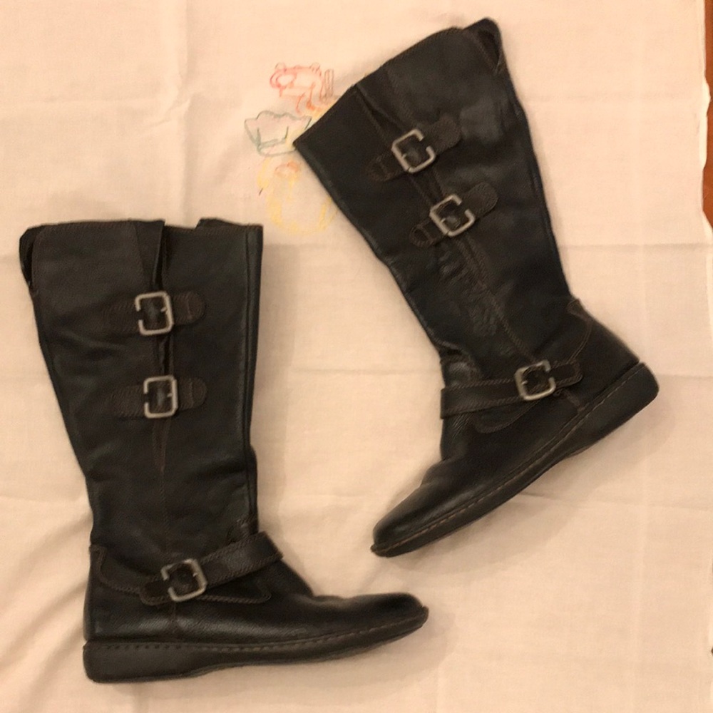 BOC black zip boot